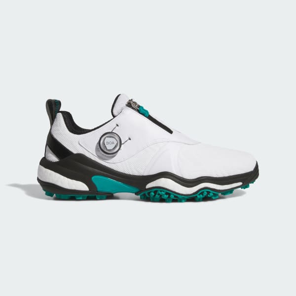 Adidas CodeChaos BOA 25 Spikeless Golf Shoes Cloud White/Core Black/Pure Teal JI4164