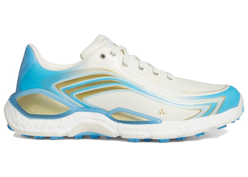 adidas Codechaos Messi Spikeless Golf 'Ivory Gold Metallic Semi Blue Burst'