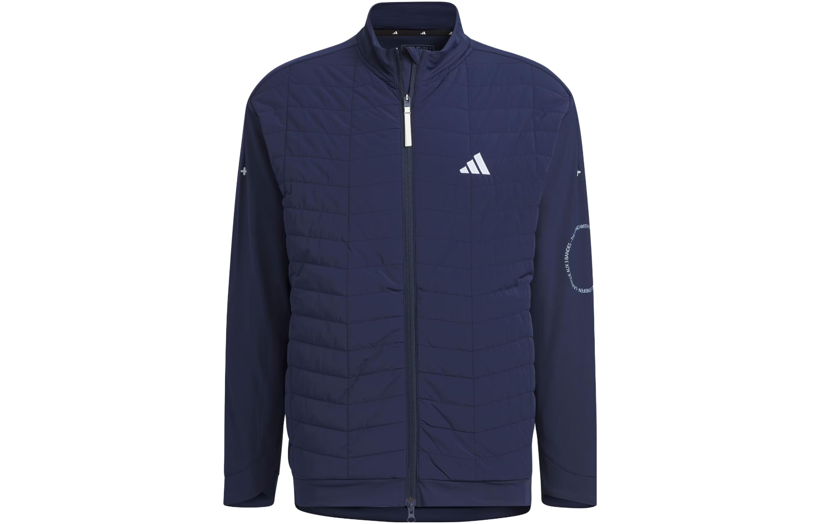 adidas COLD RDy Athletic Hybrid Golf Jacket Navy Blue Sports Outerwear HY0978 圖 2