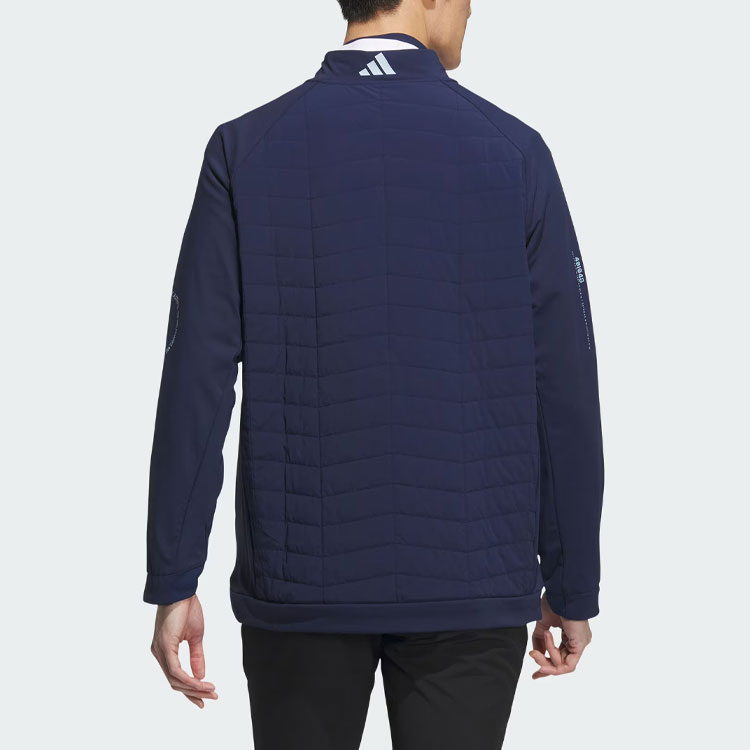 adidas COLD RDy Athletic Hybrid Golf Jacket Navy Blue Sports Outerwear HY0978 圖 4