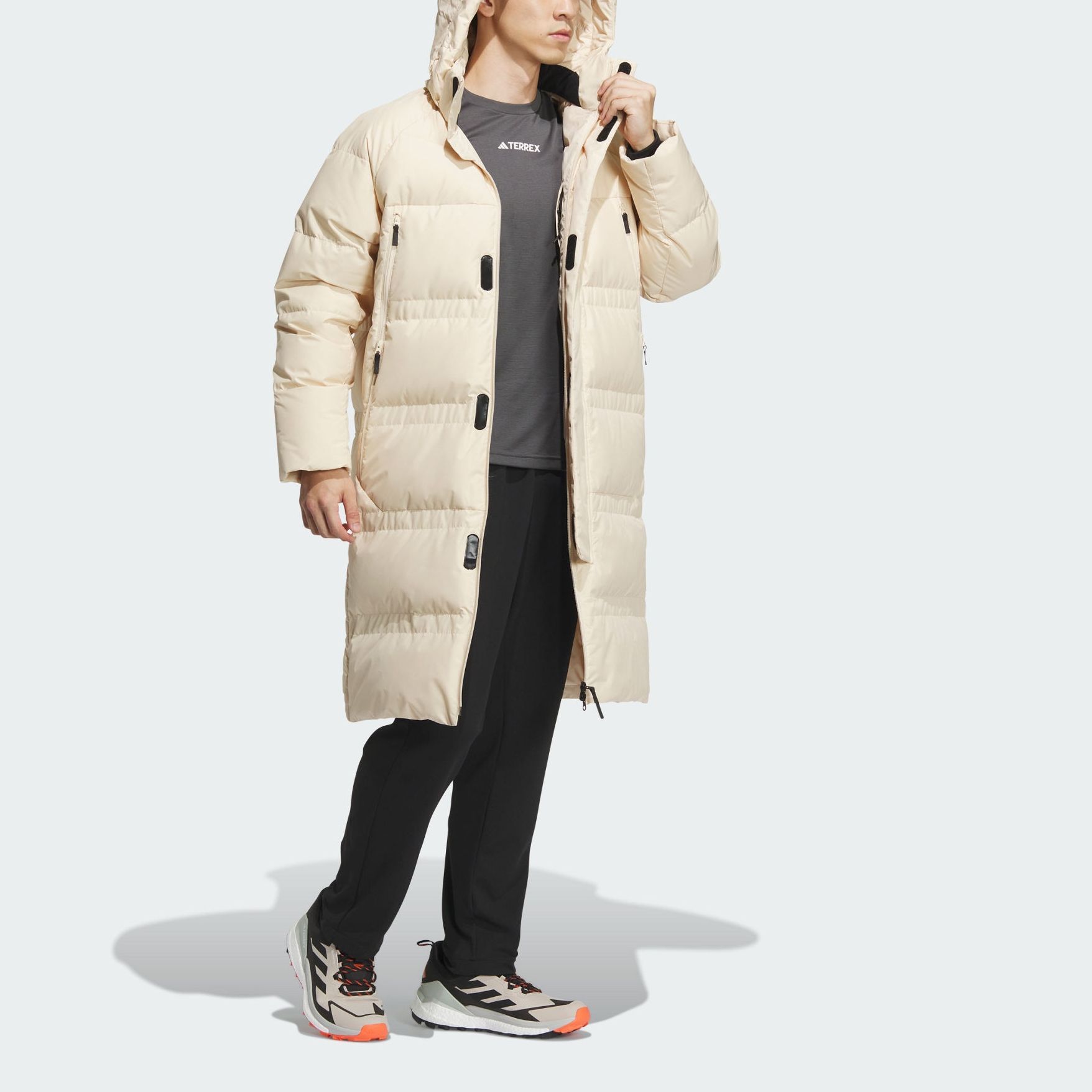 Purchase adidas COLD.RDy Chaqueta Larga con Estampado Beige Rock Sandstorm. IL8970