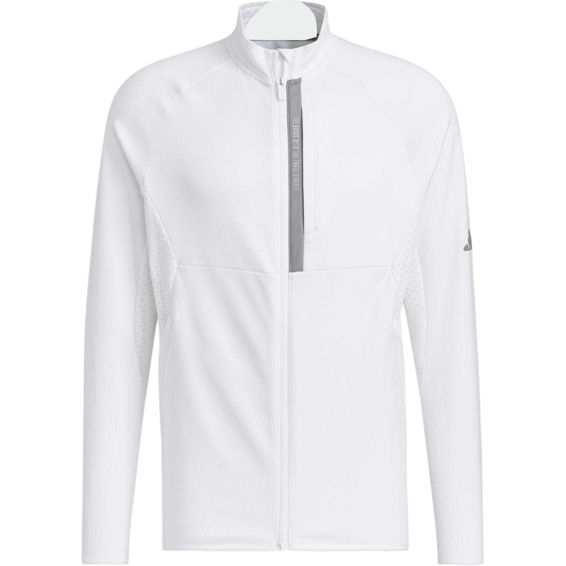 adidas Cold Rdy White Logo Comfortable Stand Collar Casual Sports Jacket IM6470