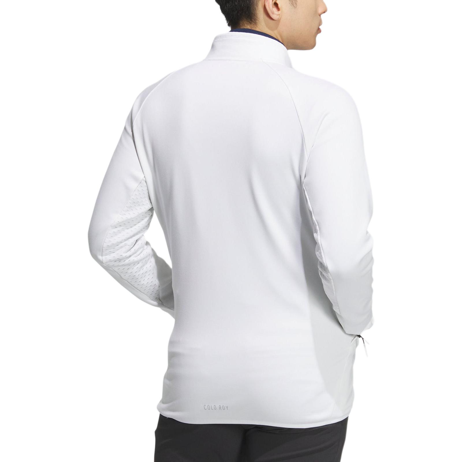 adidas Cold Rdy White Logo Comfortable Stand Collar Casual Sports Jacket IM6470 圖 4