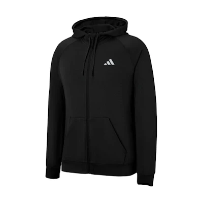 adidas COLDRDy Logo Outdoor Sports Zip Hoodie Jacket Black () IM7489