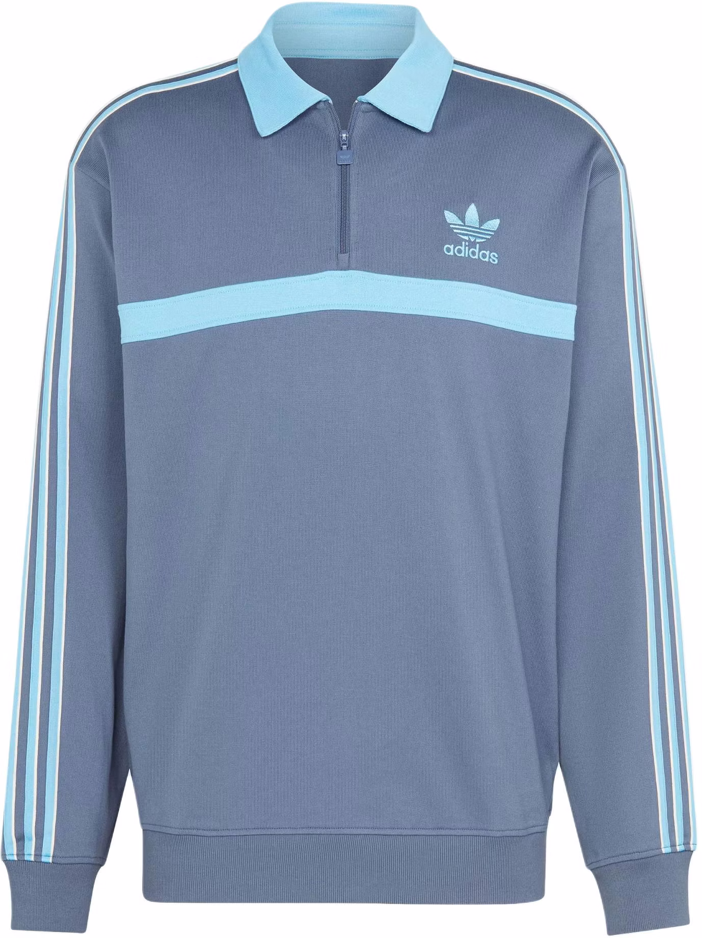 adidas-collared-sweatshirt-ink-blue-half-zip-striped-loose-fit-pullover-is-2147