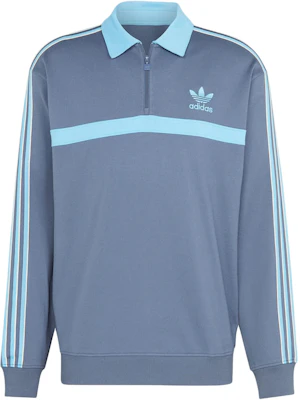 adidas Baju Sejuk Berkolar Biru Tinta Zip Separuh Longgar Bergaris Pullover IS2147 Buy adidas Baju Sejuk Berkolar Biru Tinta Zip Separuh Longgar Bergaris Pullover IS2147