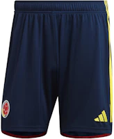 adidas Colombia 2022 Home World Cup Soccer Shorts Navy HB9165 adidas Colombia 2022 Home World Cup Soccer Shorts Navy HB9165