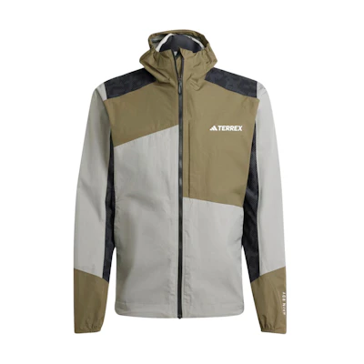 adidas Color-Block Hooded Loose-Fit Zip Jacket IW8876