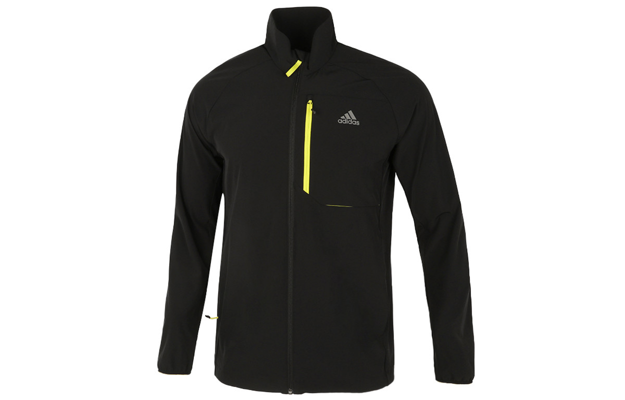 adidas Color-Block Outdoor Windbreaker Jacket - Black GN7347