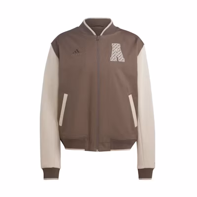 adidas Color Block Zip-Up Jacket Brown Unisex IJ7279