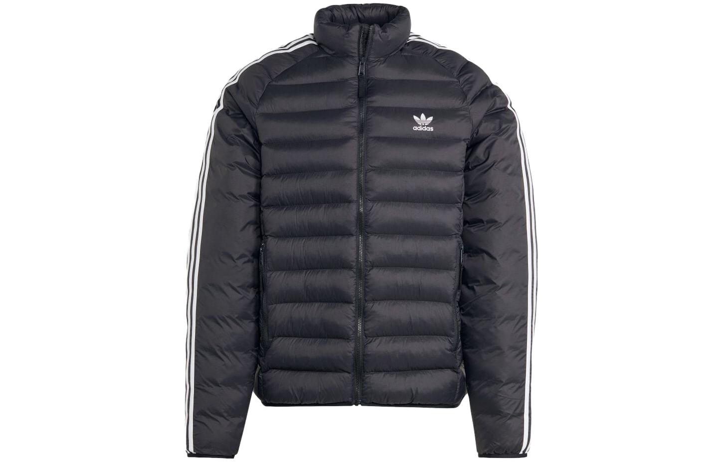 adidas Colorblock 3-Stripes Zip-Up Track Jacket Black IL2565