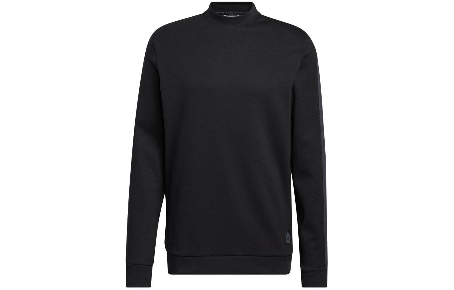 adidas Colorblock Crewneck Long Sleeve Sweatshirt Black HA0594