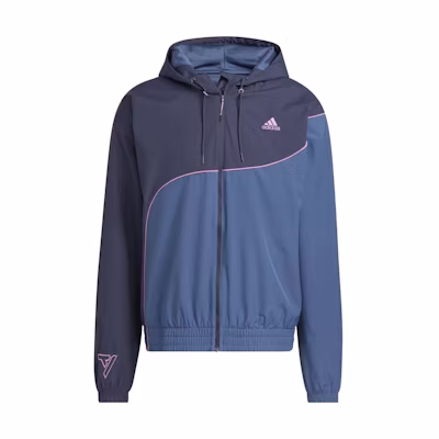 adidas Colorblock Drawstring Hooded Jacket HN4511