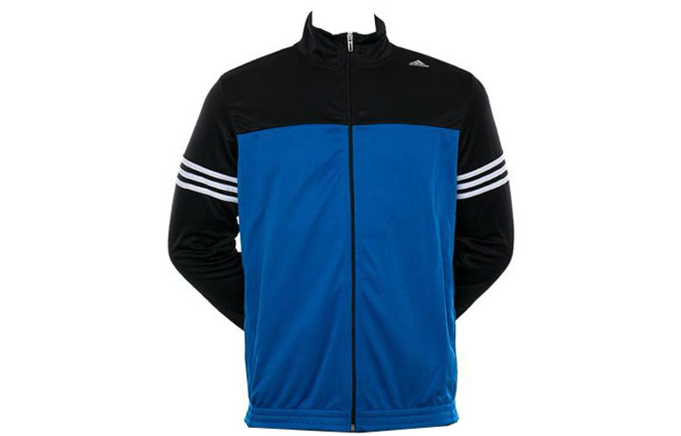 adidas Colorblock High Collar Jacket - Blue AY3264