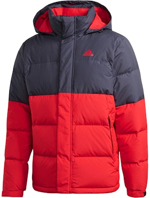 adidas Colorblock Hooded Down Parka Men’s Winter Jacket Red GF0108 Order adidas Colorblock Hooded Down Parka Men’s Winter Jacket Red GF0108