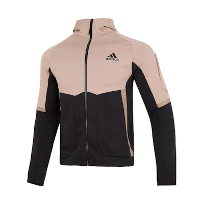 adidas Colorblock Hooded Jacket Casual Sportswear HE5033
