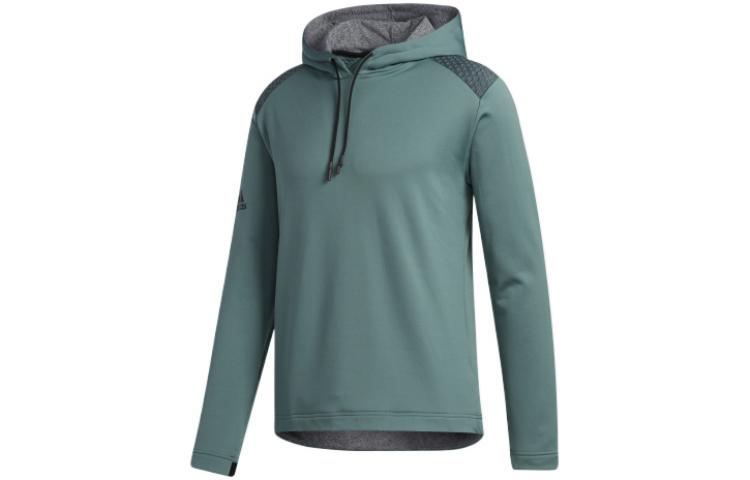adidas Colorblock Knit Pullover Hoodie Green - FQ8474