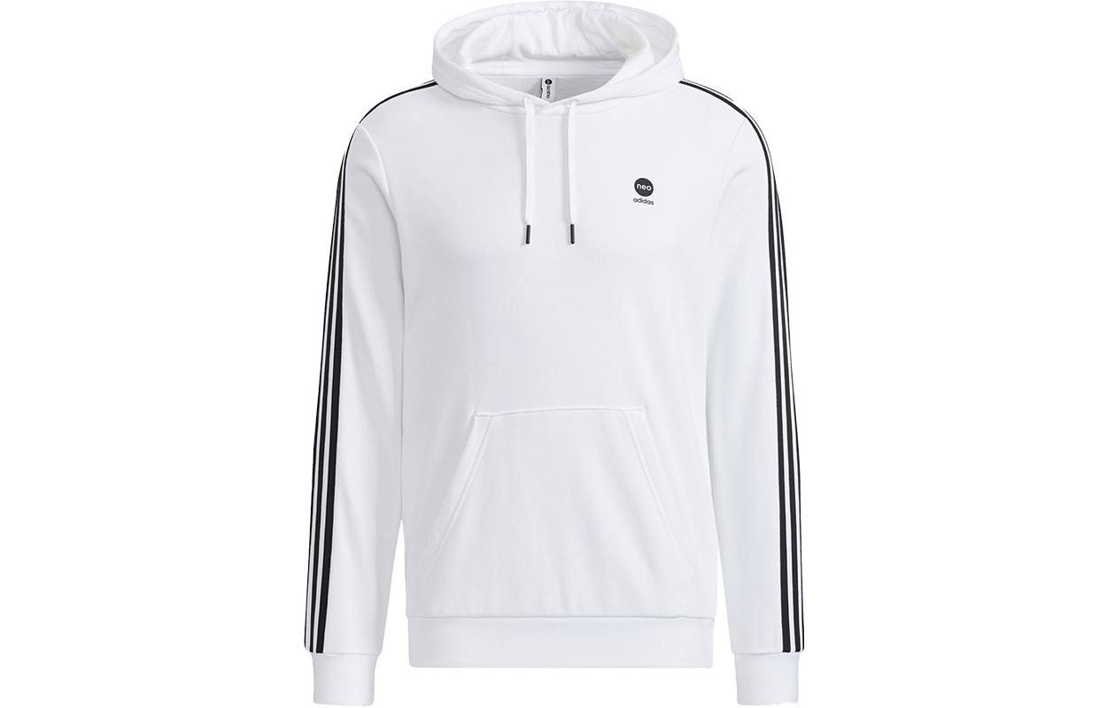 adidas Colorblock Logo Hoodie White HD4672