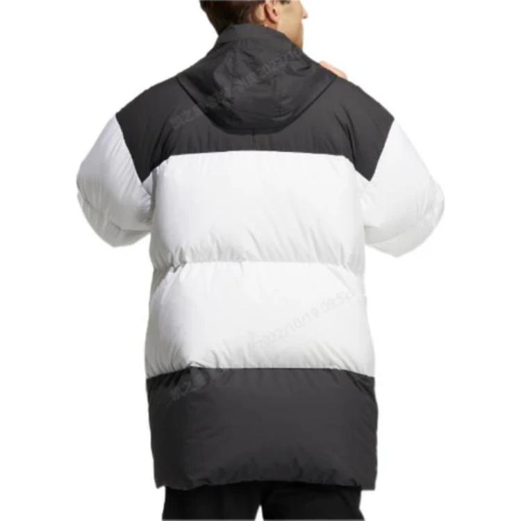 adidas Colorblock Logo Print Hooded Puffer Jacket Unisex - White. HM9705 圖 5
