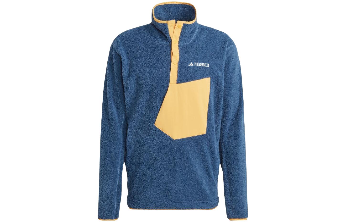 adidas Colorblock Logo Zip Jacket Steel Blue Japan Edition IN3108-JAPAN