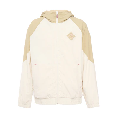adidas Colorblock Loose Fit Woven Jacket Unisex Wonder White IQ1577