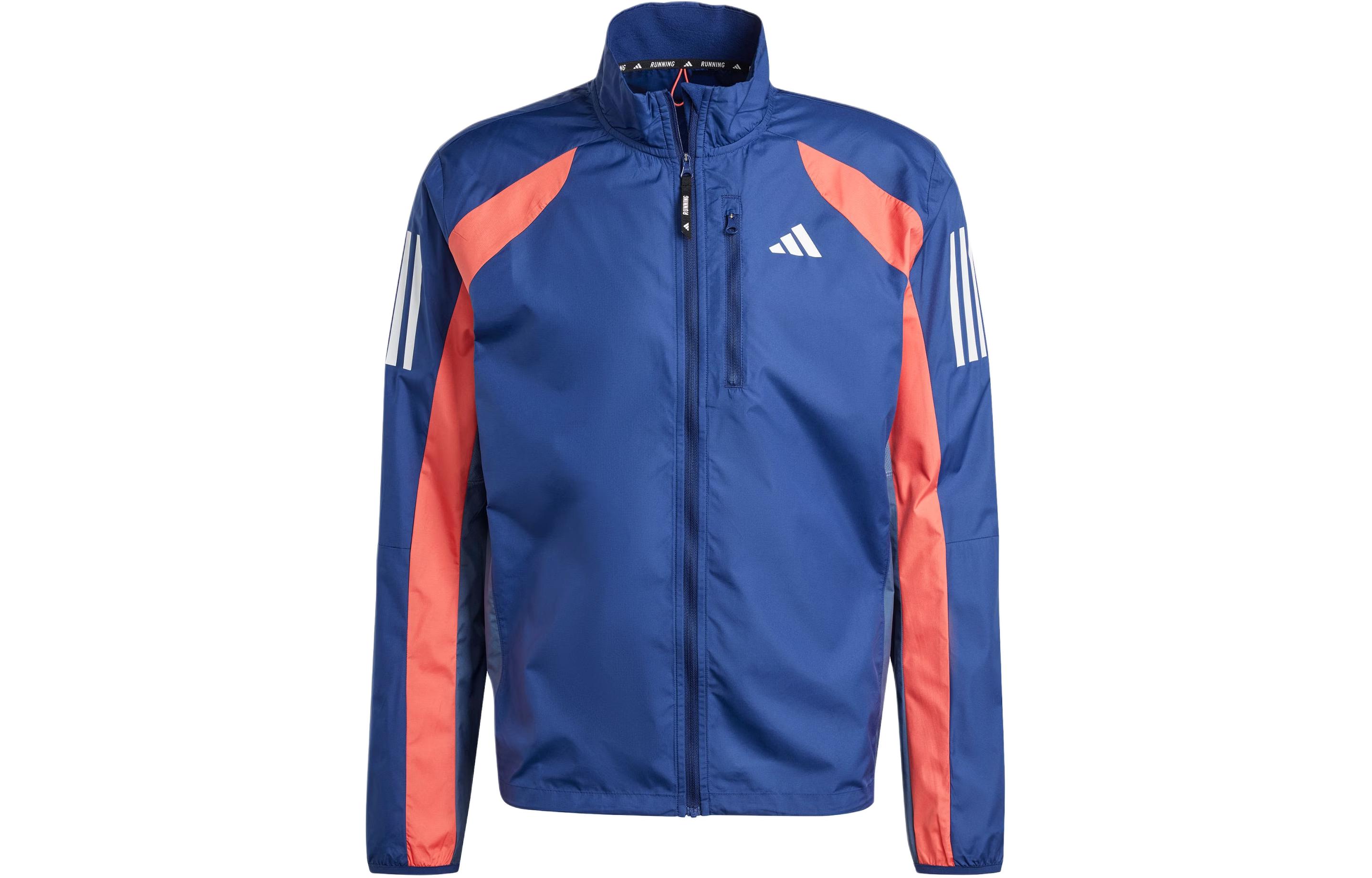 adidas COLORBLOCK Own The Run Retro Running Jacket - Navy Multicolor IK4992 圖 2