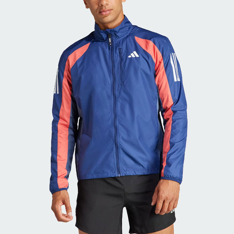 adidas COLORBLOCK Own The Run Retro Running Jacket - Navy Multicolor IK4992 圖 3