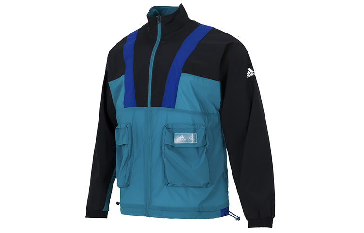adidas Colorblock Retro Outdoor Zip Jacket Multicolor Sportswear HE9930