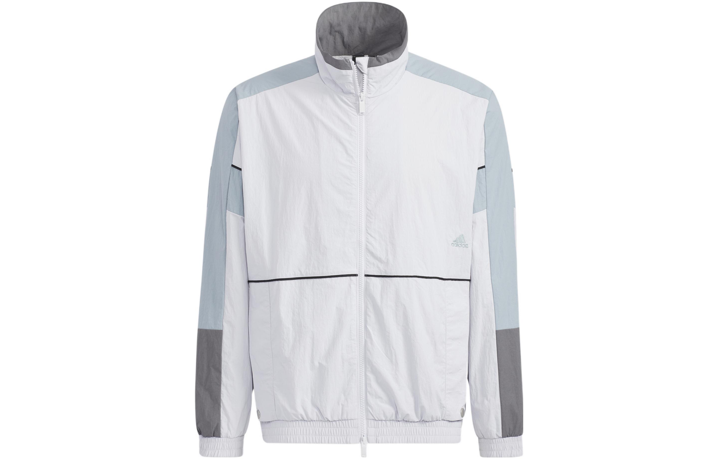 adidas Colorblock Retro Track Jacket Zip-Up - Ash Grey HD0078