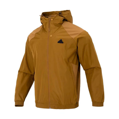 adidas Colorblock Running Windbreaker Jacket - Khaki IP4921