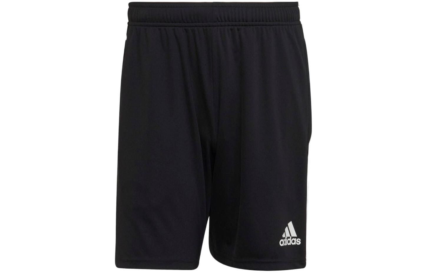 adidas Colorblock Striped Soccer Shorts Black HE7167