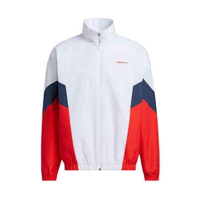 adidas Colorblock Track Jacket White/Red/Blue H45012