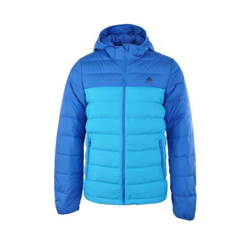adidas Colorblock Zip-Up Hoodie Jacket Blue - Apparel Series AB4649