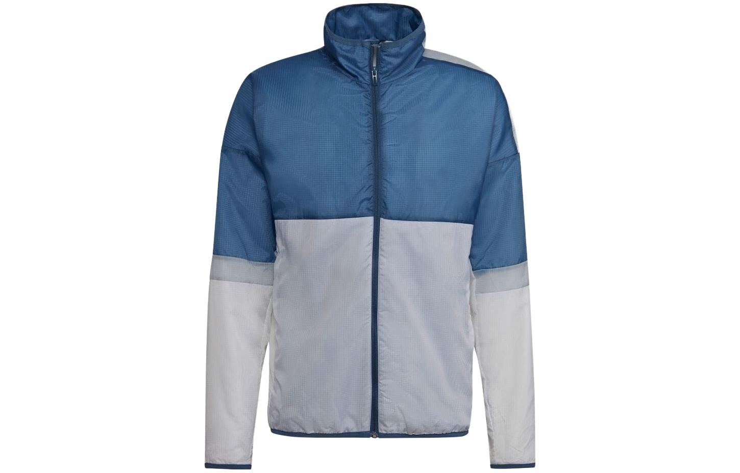 adidas Colorblock Zip-Up Slim Jacket - Blue HK9811