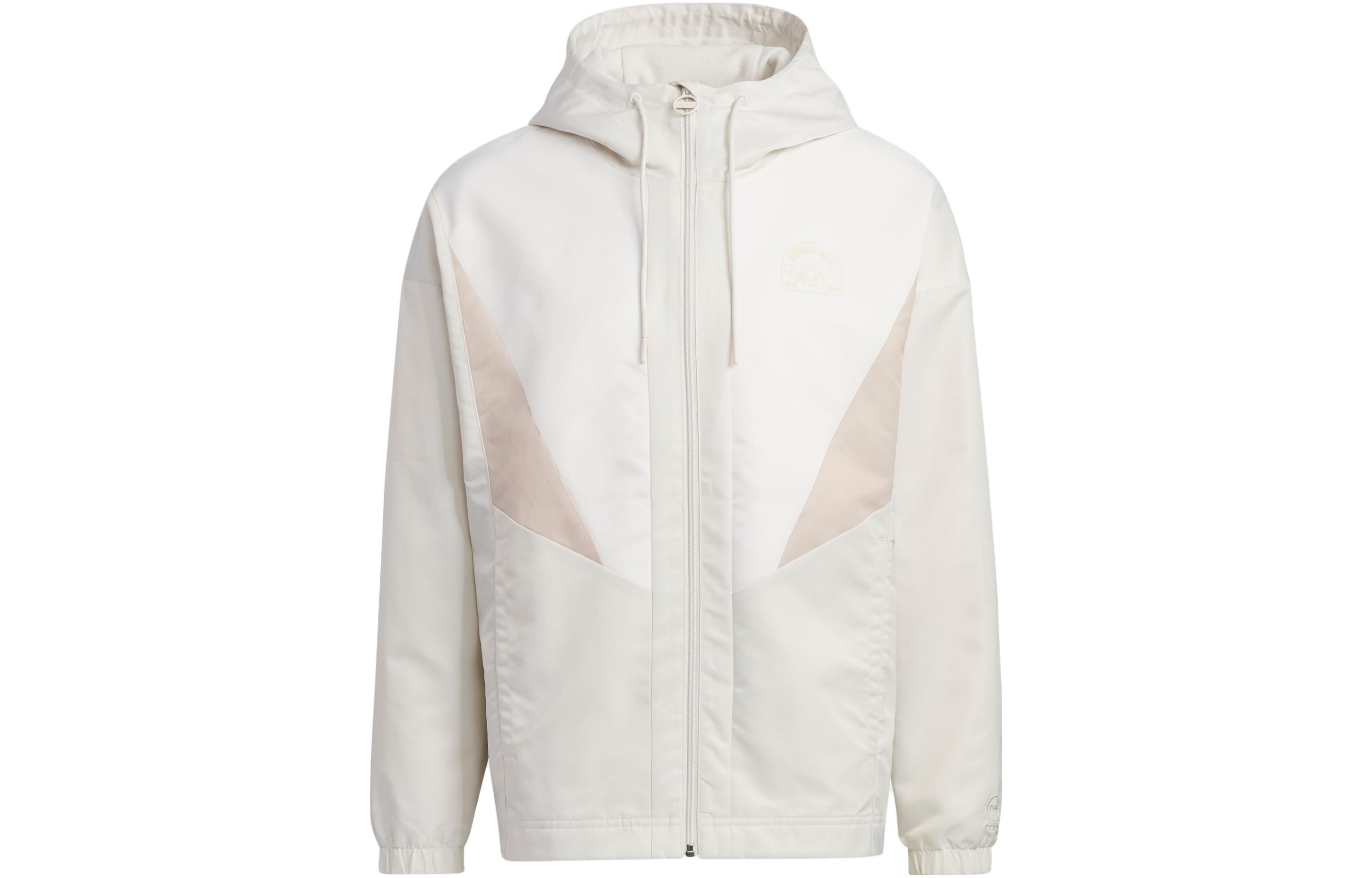 adidas Colorblock Zip Hoodie Jacket Unisex - Alumina Brown IK6004