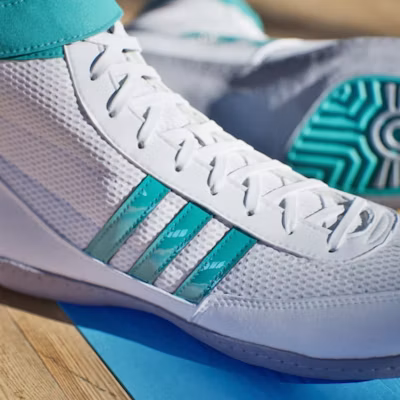 Adidas Combat Speed 4 Kasut Gusti Putih/Teal Tulen/Kelabu Tiga JQ4985 3