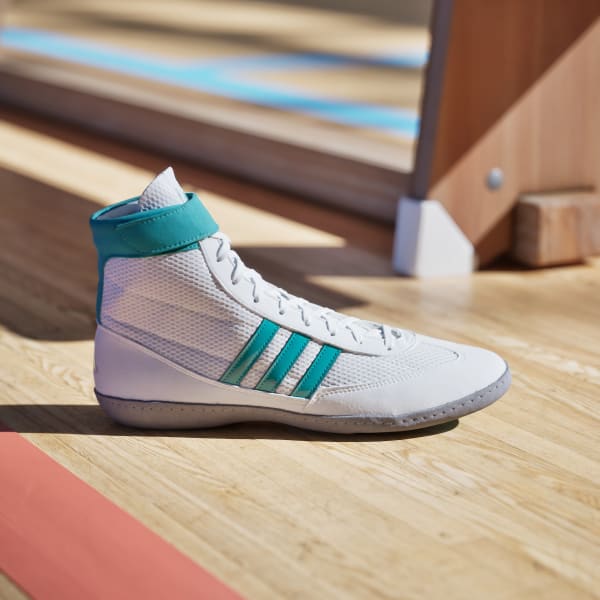 Shop Adidas Combat Speed 4 Kasut Gusti Putih/Teal Tulen/Kelabu Tiga JQ4985