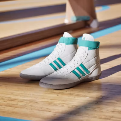Adidas Combat Speed 4 Kasut Gusti Putih/Teal Tulen/Kelabu Tiga JQ4985 1