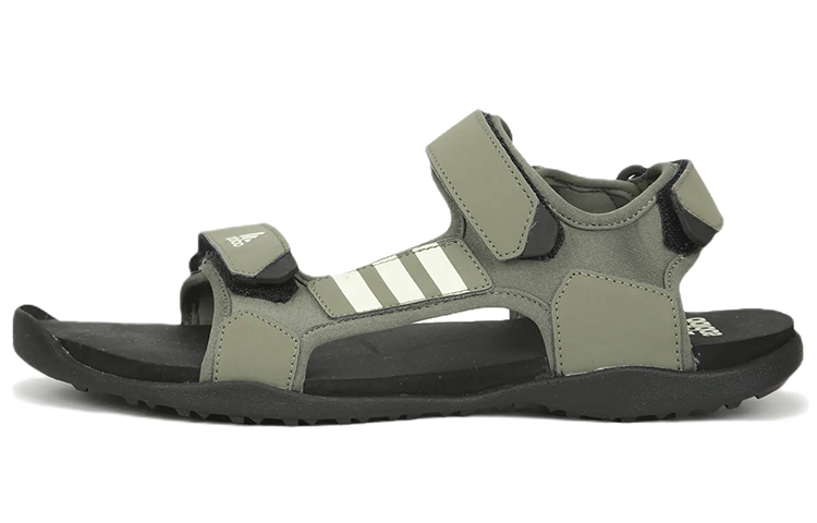 adidas Comfort Adi Sandals 'Black Green' EW2301