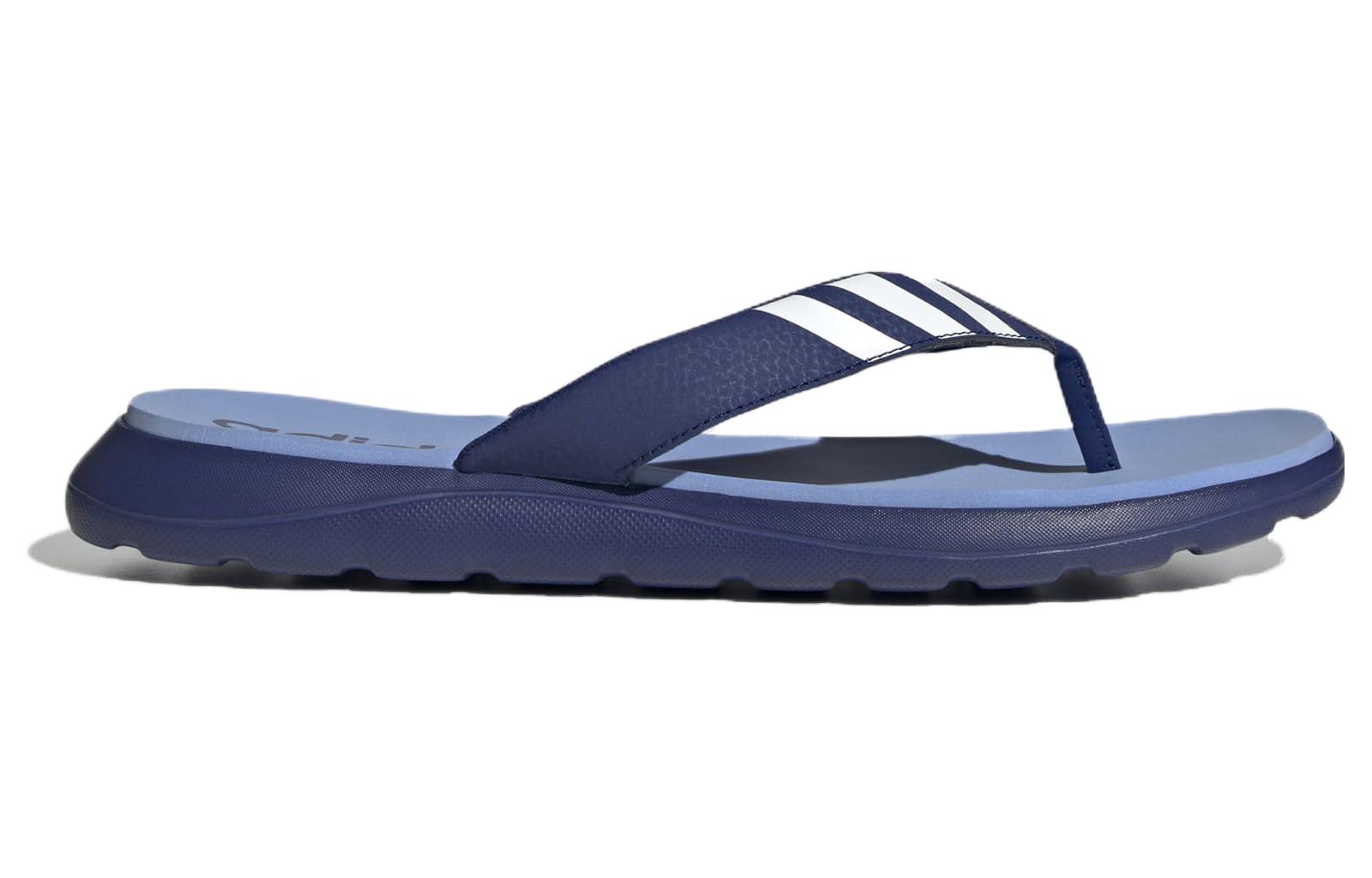 Order adidas neo Comfort 防滑耐磨人字拖鞋 男款 藍色