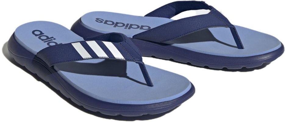 adidas Comfort Flip-Flops 'Blue' HQ4431 Lookbook adidas Comfort Flip-Flops 'Blue' HQ4431
