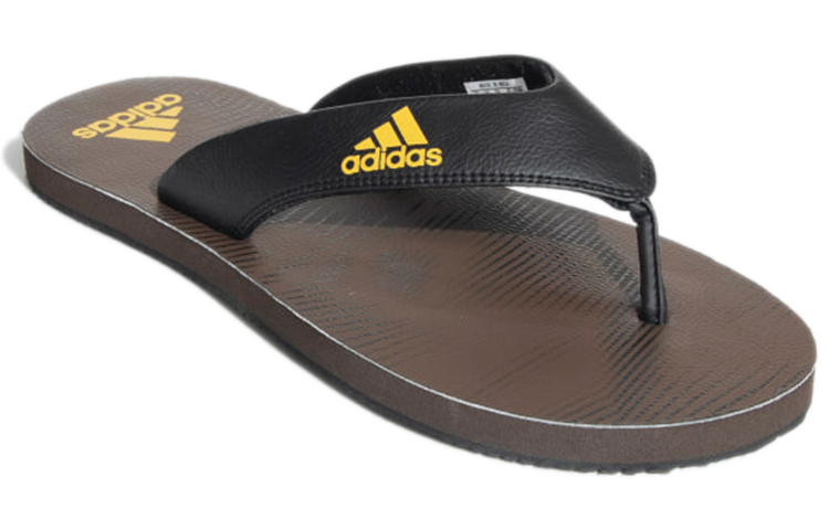 Lookbook adidas Chanclas Comfort 'Negro Marrón' EY3135