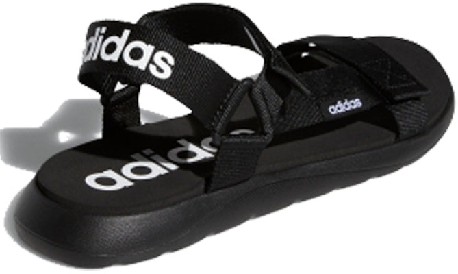 adidas Comfort Sandal 'Black White' EG6514 Shop adidas Comfort Sandal 'Black White' EG6514