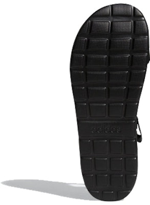 adidas Comfort Sandal 'Black White' EG6514 Details for adidas Comfort Sandal 'Black White' EG6514