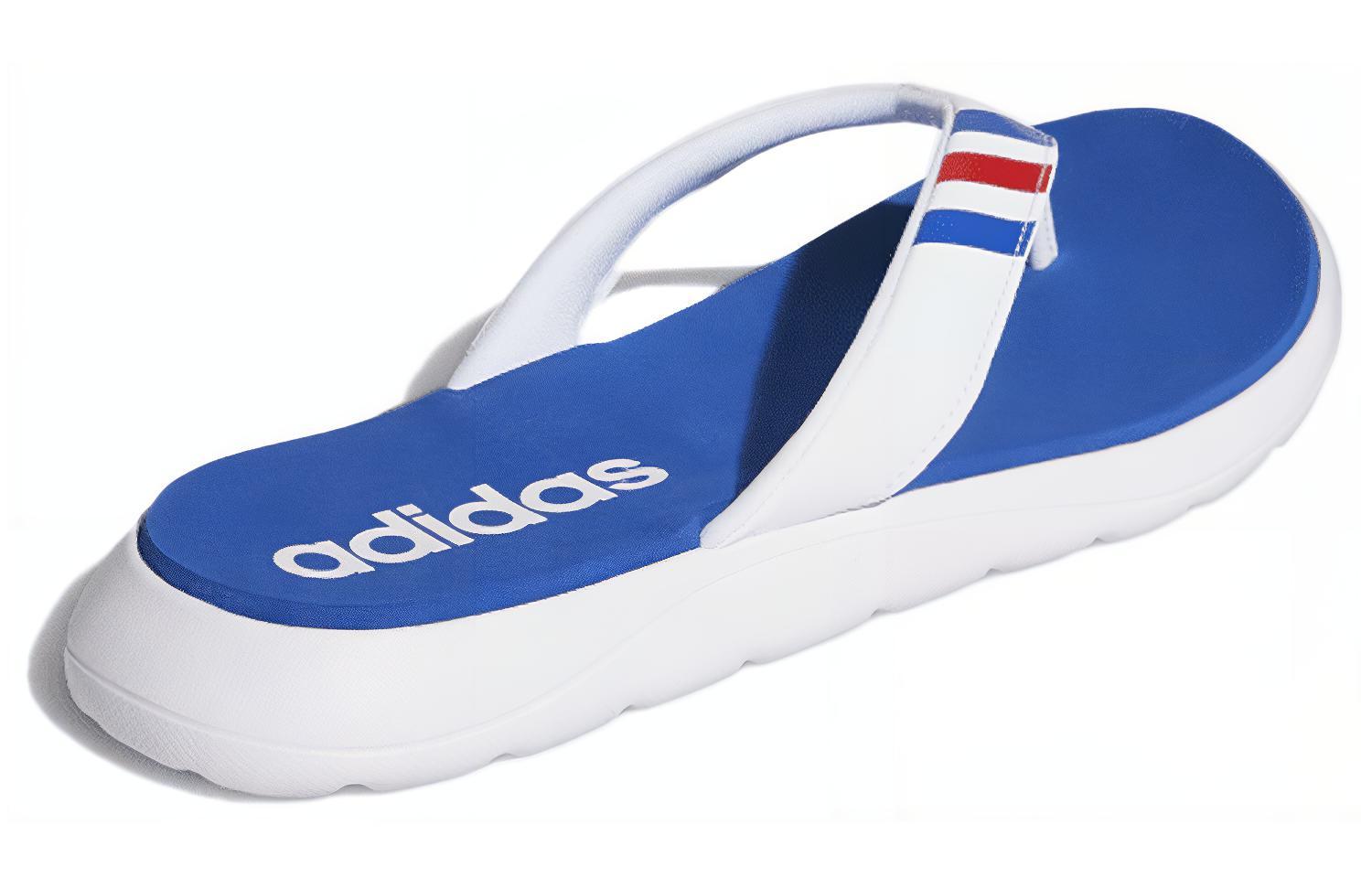 Shop adidas Chaussons Confort Blanc/Bleu/Rouge FY8655