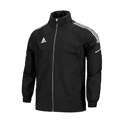 adidas Con21 Packable Hooded Soccer Jacket Men’s Black GE5413
