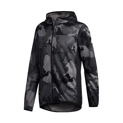 adidas Con Camo Hoodie Full Camo Print Jacket - Gray GC8266