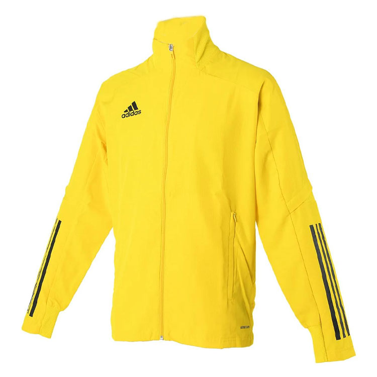 adidas CONDIVO20 Retro Team Yellow Zip-Up Track Jacket Unisex FN0025