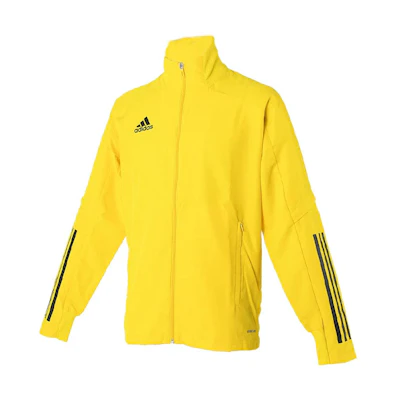 adidas CONDIVO20 Retro Team Yellow Zip-Up Track Jacket Unisex FN0025