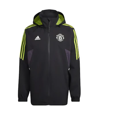 adidas CONDIVO 22 Black Outdoor Sports Jacket with Removable Hood HE6679